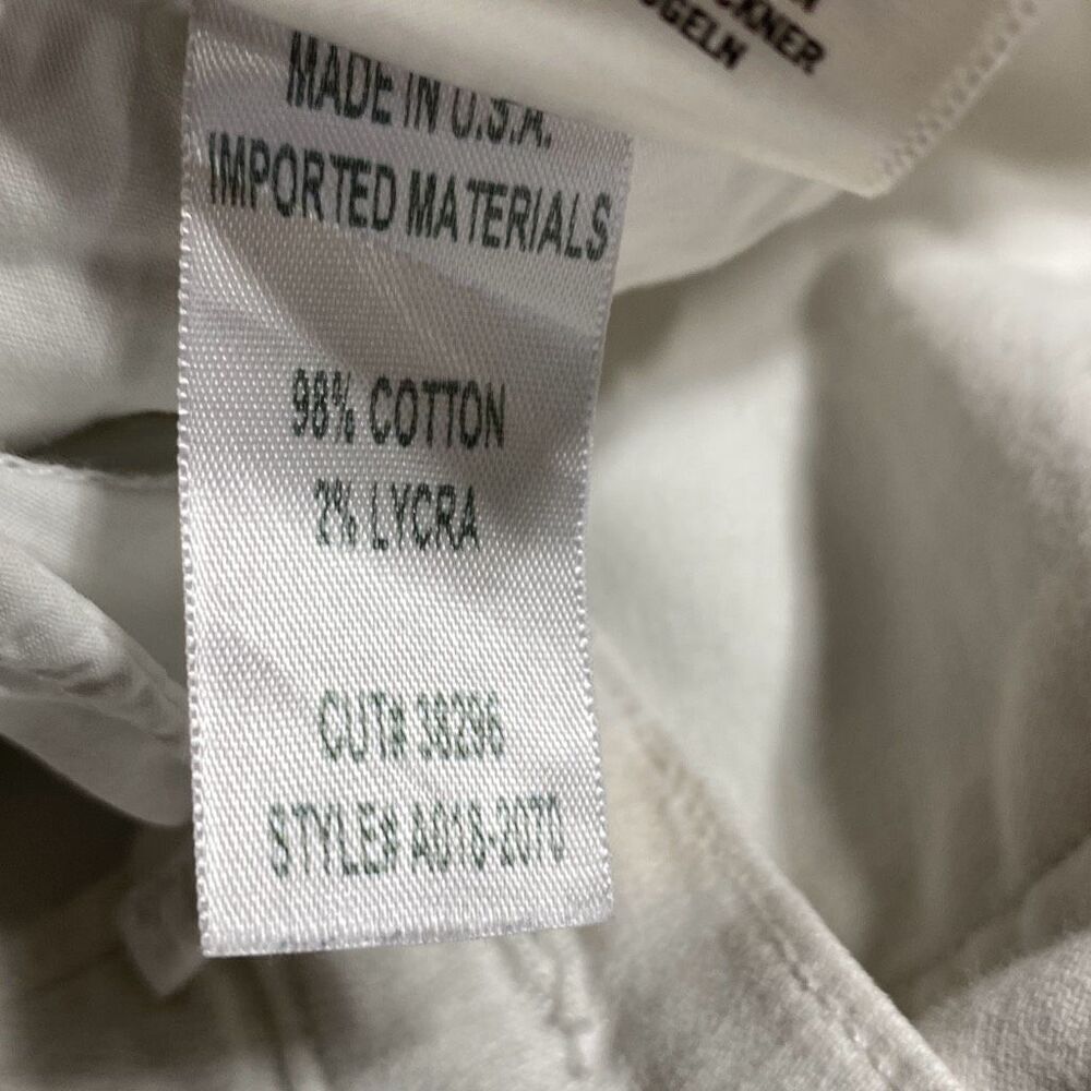 AGOLDE | Revolve‎ Sophie Crop Distressed Mid -Rise Jeans white 29 - Picture 15 of 16